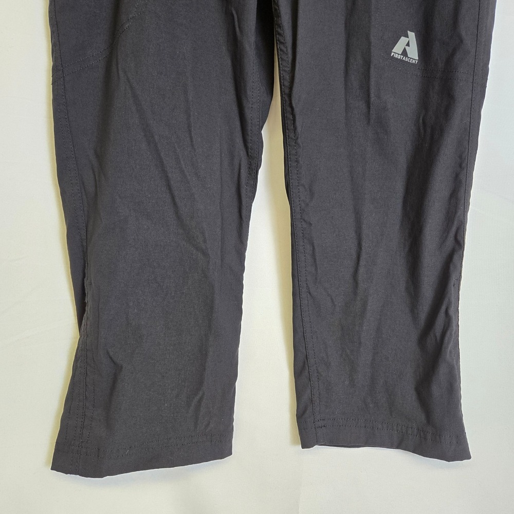 Eddie Bauer First Accent Guide Pro Capri Pants Gorpcore Hiking Black T8 Flaw - Picture 8 of 11